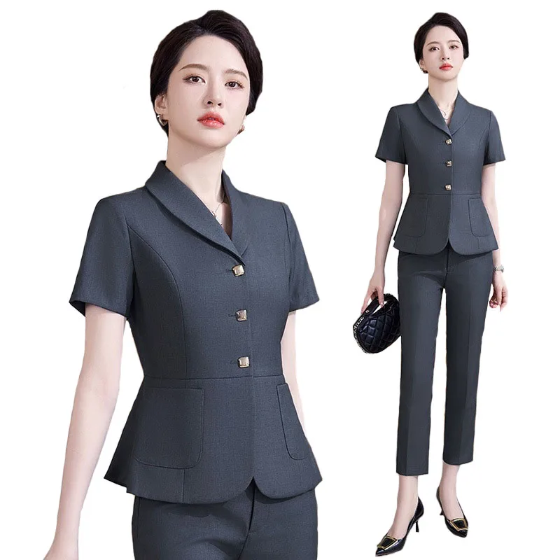 Women'S Formal Wear Pantsuits - Pop 2024 Summer Formal OL Styles