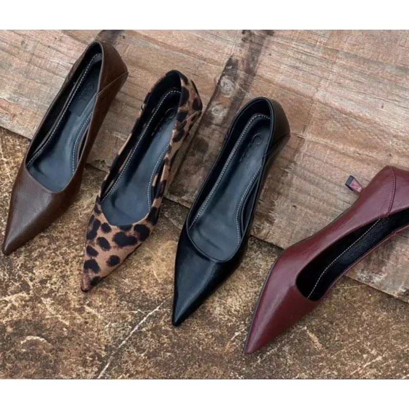 Women'S Work Fashion - 2024 Women Sexy High Heels Burgundy