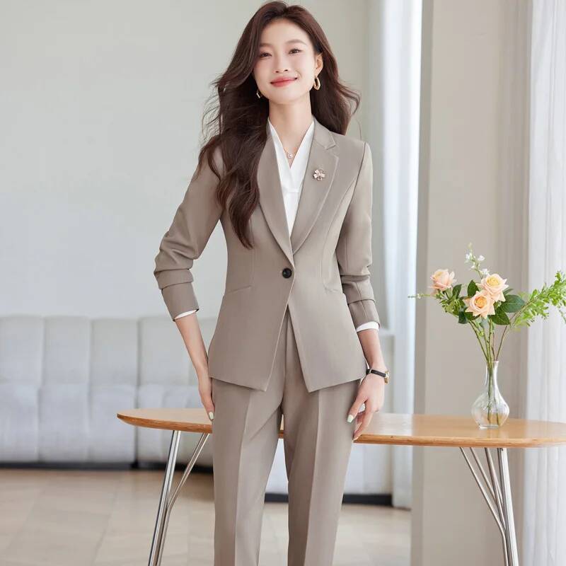 Autumn Winter Formal Uniform S - огляд і ціна Women'S Formal Wear Pantsuits