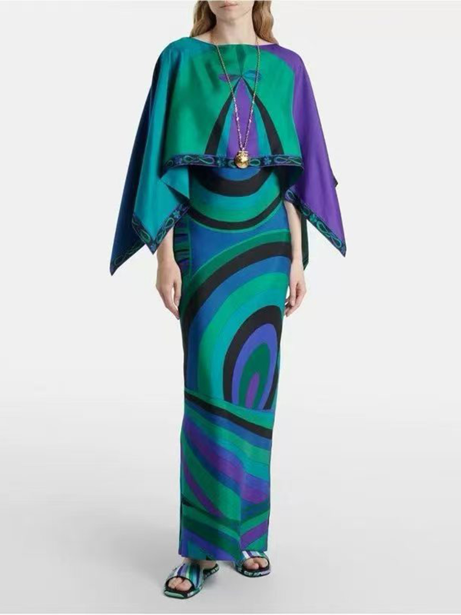 VGH Light Blue Abstract Print  - огляд і ціна Formal Attire Woman