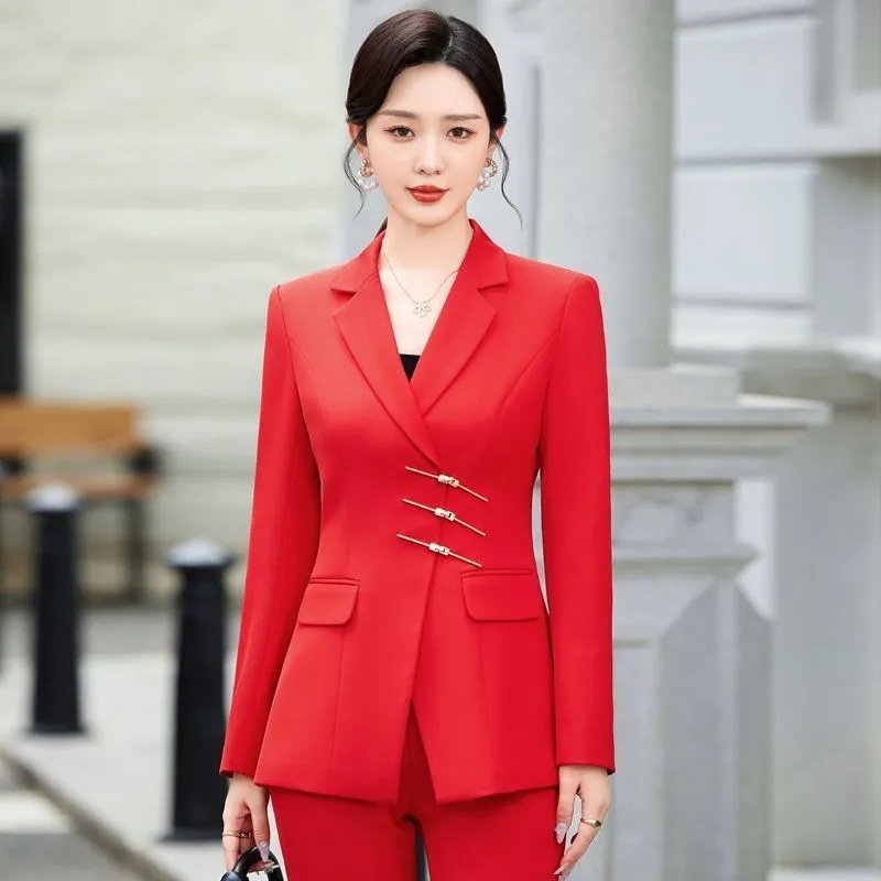 2025 Fashion White Red Black B - огляд і ціна Women Formal Wear With Blazer