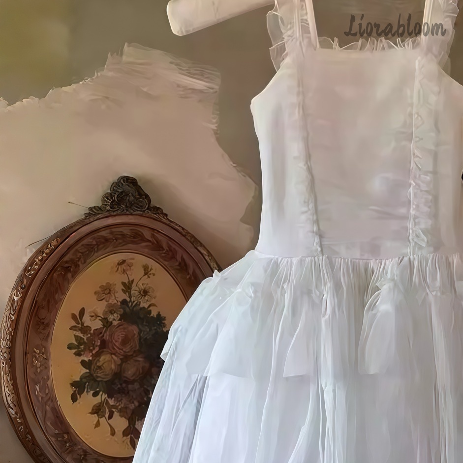 White Spaghetti Strap Tulle Fl - огляд і ціна Formal Attire Woman