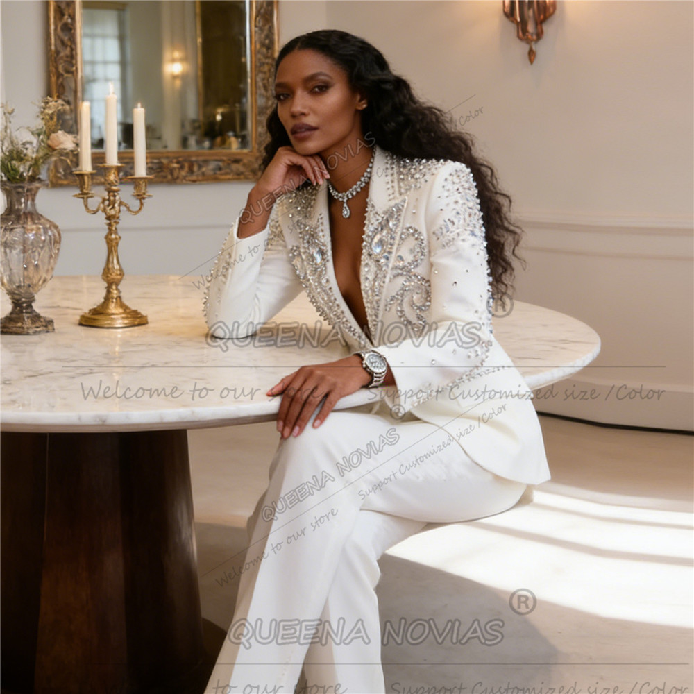 Customized Stones Beaded Suit  - огляд і ціна Formal Attire Woman