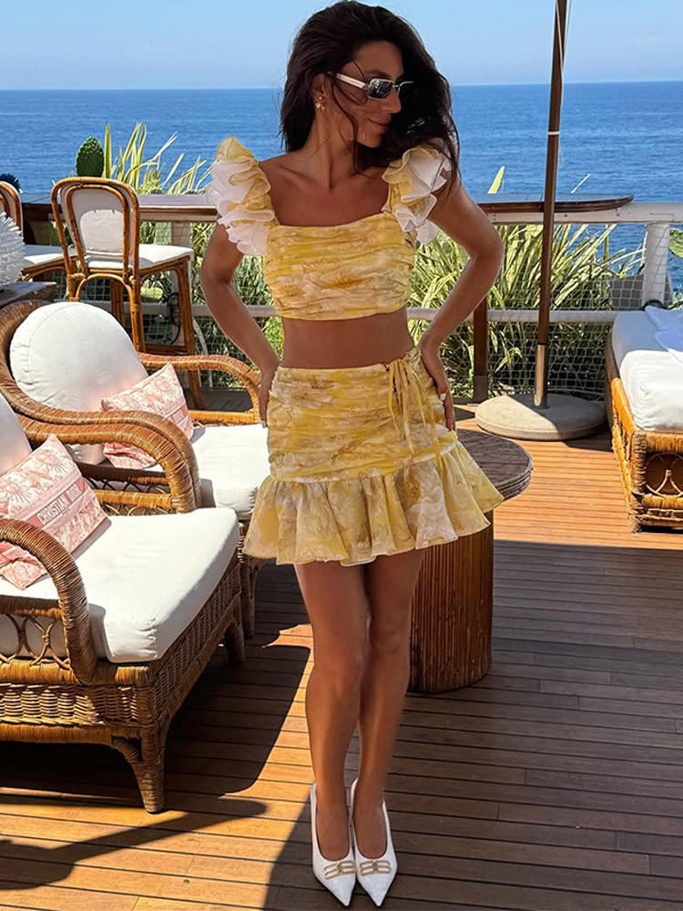 2025 New Pleated Short Top Spl - огляд і ціна Women Formal Wear For Summer