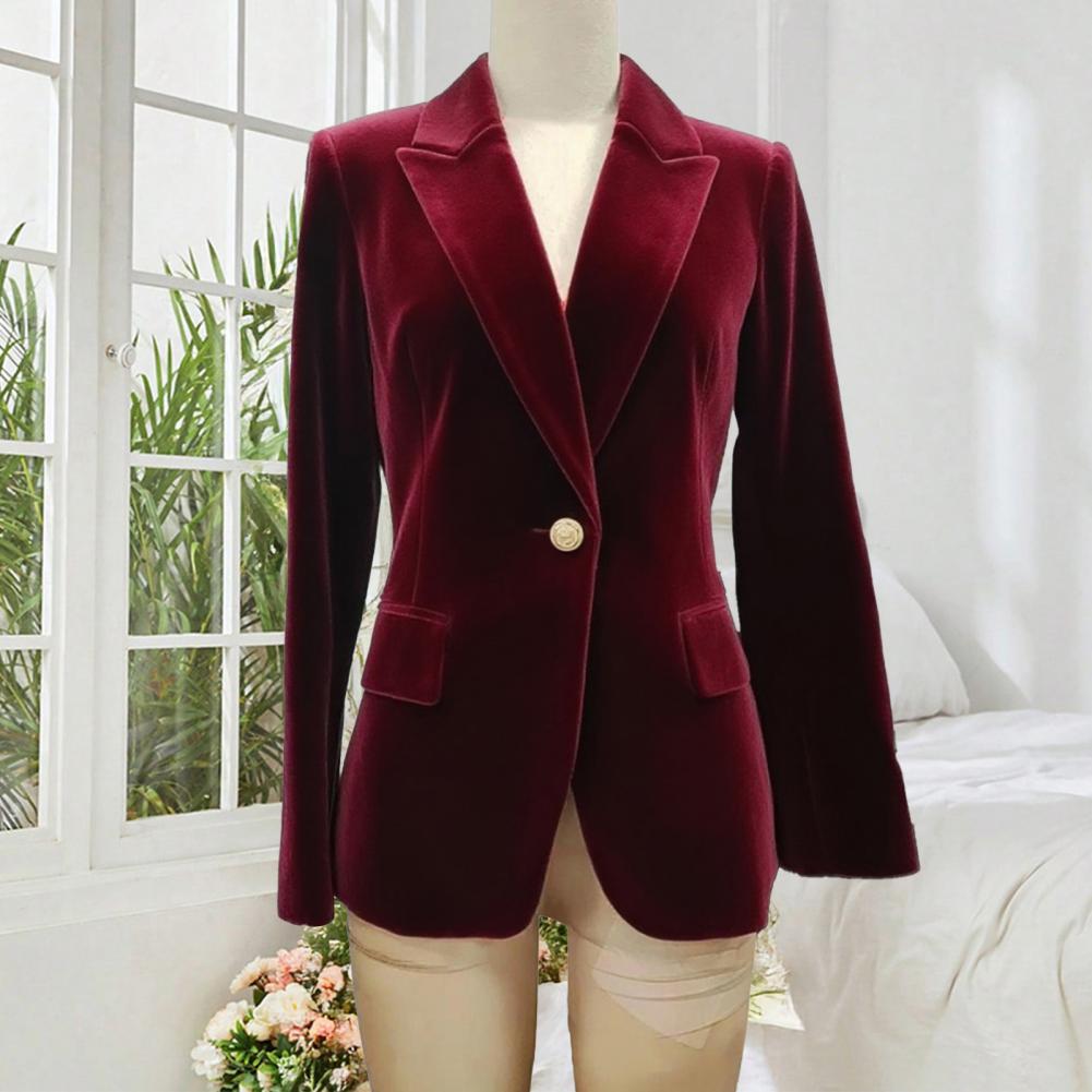 Velvet Large Size Women Prom P - огляд і ціна Women Formal Wear With Blazer