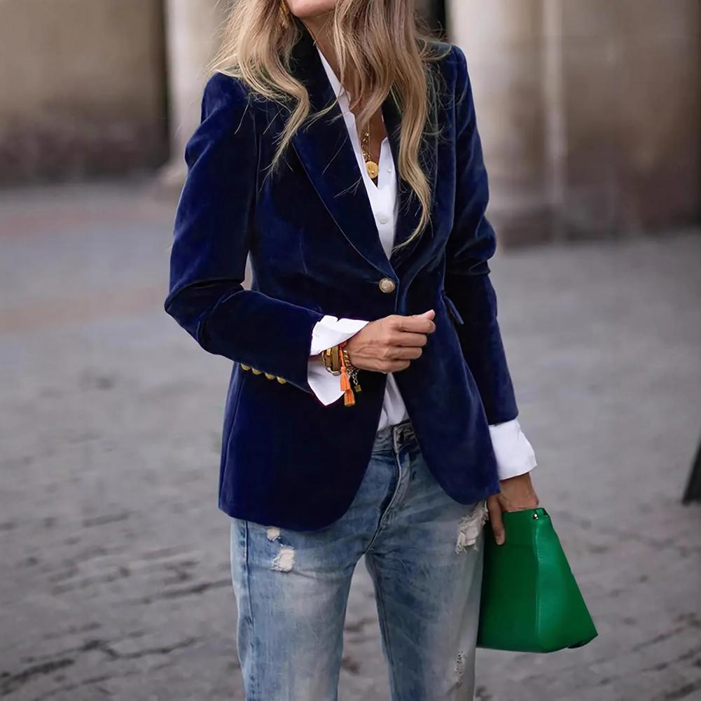 Velvet Large Size Women Prom P - огляд і ціна Women Formal Wear With Blazer