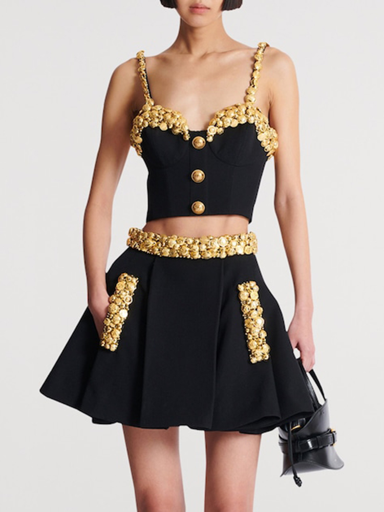 VC Black Two Piece Set Dress w - огляд і ціна Women'S Holiday Formal Wear