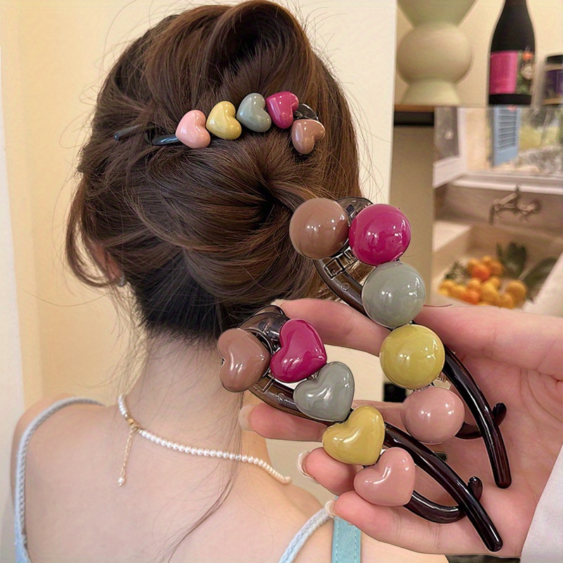 1pc Elegant Heart Twist Hair C - огляд і ціна Women Formal Wear Look