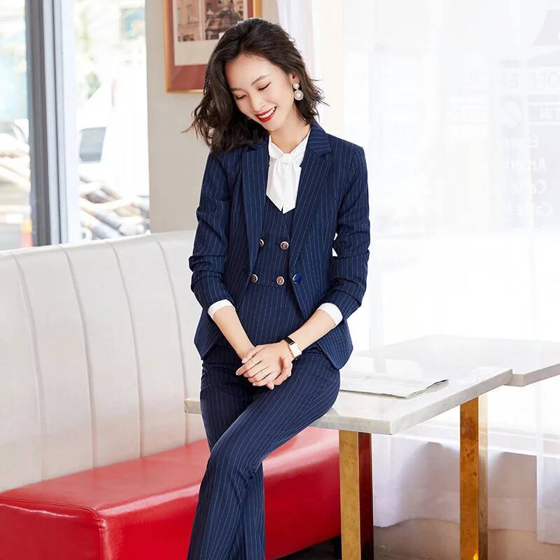 Fashion Striped Formal Busines - огляд і ціна Women'S Formal Wear Pantsuits
