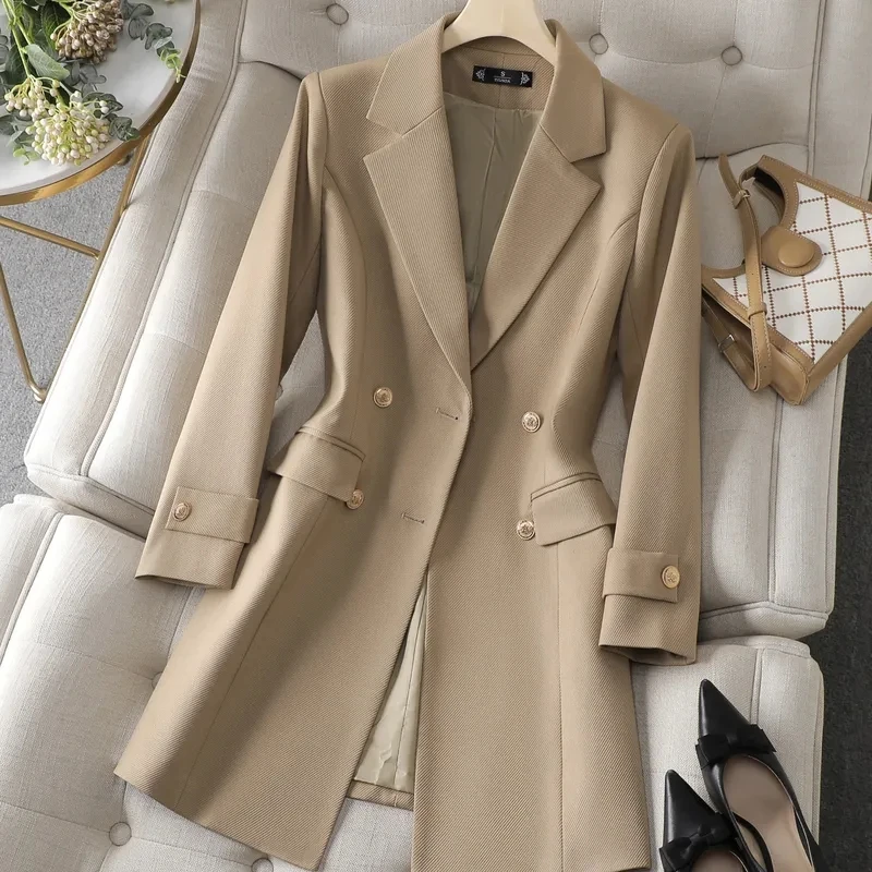 Autumn Winter Jacket Women Lon - огляд і ціна Women Formal Wear With Blazer